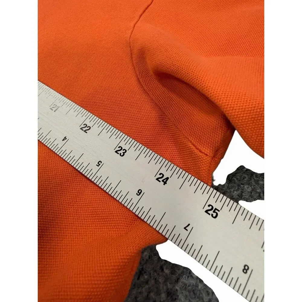 Polo Ralph Lauren Prime Stretch Mesh Polo Shirt Men’s XXL Orange Classic Fit